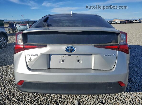 JTDKAMFU4N3176501 2022 TOYOTA PRIUS Silver Rear view