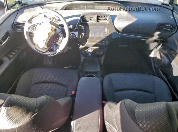 JTDKAMFU4N3176501 2022 TOYOTA PRIUS Silver Dashboard view