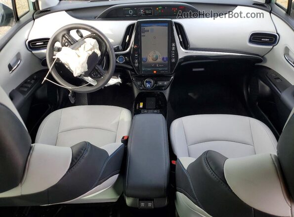 JTDKAMFU5M3135728 2021 TOYOTA PRIUS Green 
