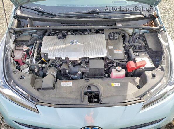 JTDKAMFU5M3135728 2021 TOYOTA PRIUS Green 