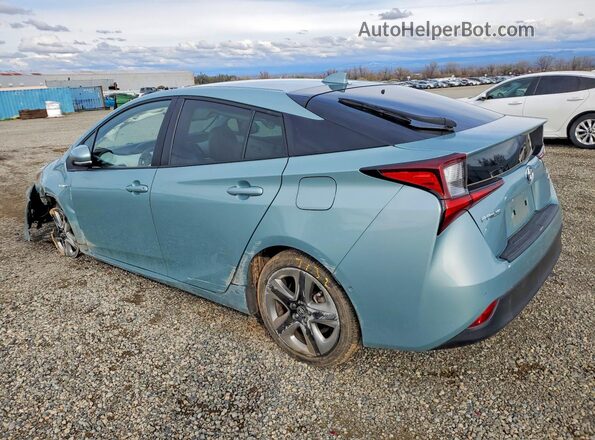 JTDKAMFU5M3135728 2021 TOYOTA PRIUS Green 