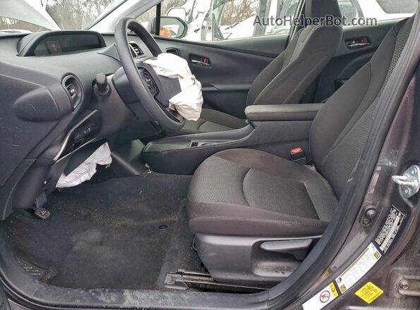 JTDKAMFU6M3145622 2021 TOYOTA PRIUS Charcoal 