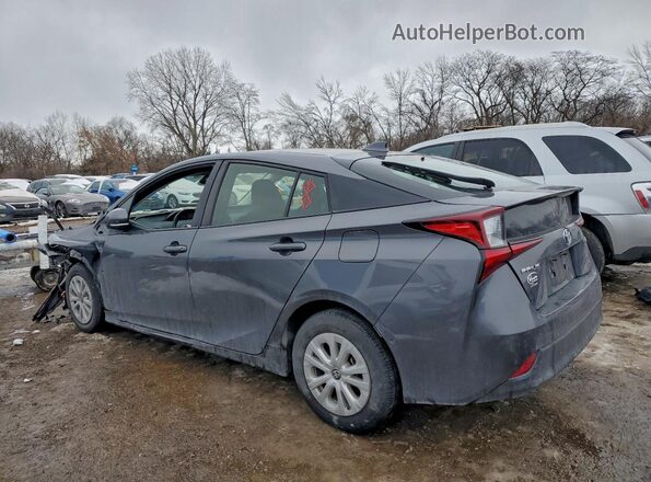 JTDKAMFU6M3145622 2021 TOYOTA PRIUS Charcoal 