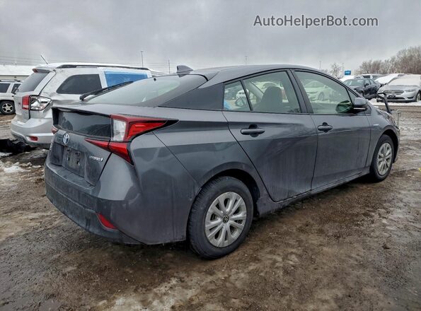 JTDKAMFU6M3145622 2021 TOYOTA PRIUS Charcoal 
