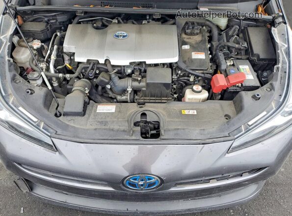 JTDKAMFU7M3141210 2021 TOYOTA PRIUS Charcoal Rear interior view