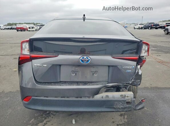 JTDKAMFU7M3141210 2021 TOYOTA PRIUS Charcoal Rear view