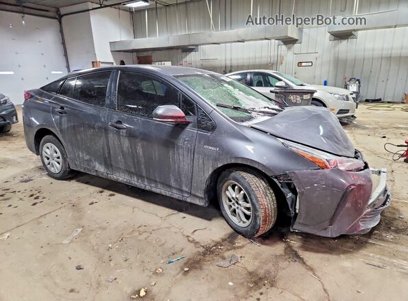 JTDKAMFU7N3169249 2022 TOYOTA PRIUS Gray Delantero derecho