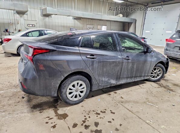 JTDKAMFU7N3169249 2022 TOYOTA PRIUS Gray Trasero derecho