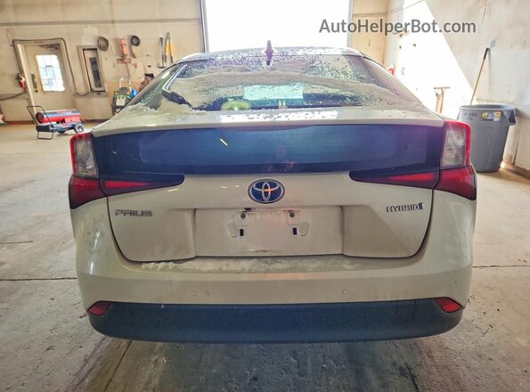 JTDKAMFU8M3126747 2021 TOYOTA PRIUS White Հետևի տեսք