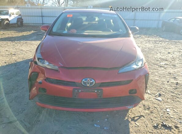 JTDKAMFU8M3150109 2021 TOYOTA PRIUS Красный Вид спереди