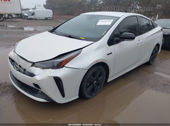 JTDKAMFUXM3126880 2021 TOYOTA PRIUS White Przód lewy