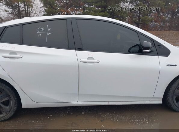 JTDKAMFUXM3126880 2021 TOYOTA PRIUS White Widok wnętrza z tyłu