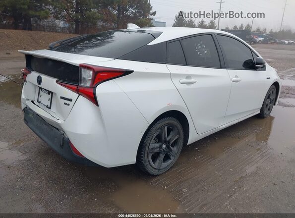 JTDKAMFUXM3126880 2021 TOYOTA PRIUS White Tył prawy