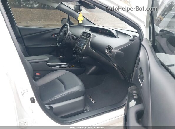 JTDKAMFUXM3126880 2021 TOYOTA PRIUS White Widok wnętrza z przodu