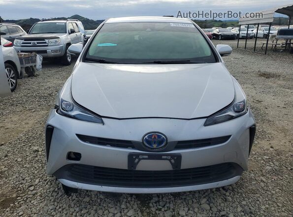 JTDKAMFUXN3160691 2022 TOYOTA PRIUS Silver Widok z przodu