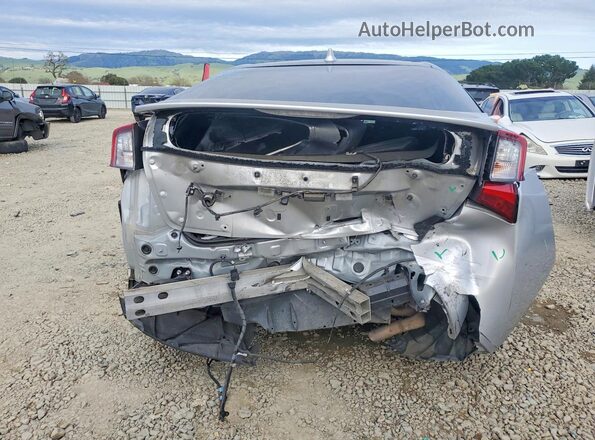 JTDKAMFUXN3160691 2022 TOYOTA PRIUS Silver Widok z tyłu