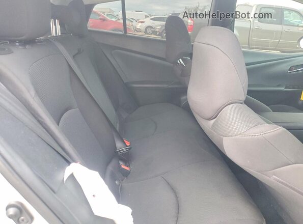 JTDKAMFUXN3160691 2022 TOYOTA PRIUS Silver Widok tylnych siedzeń