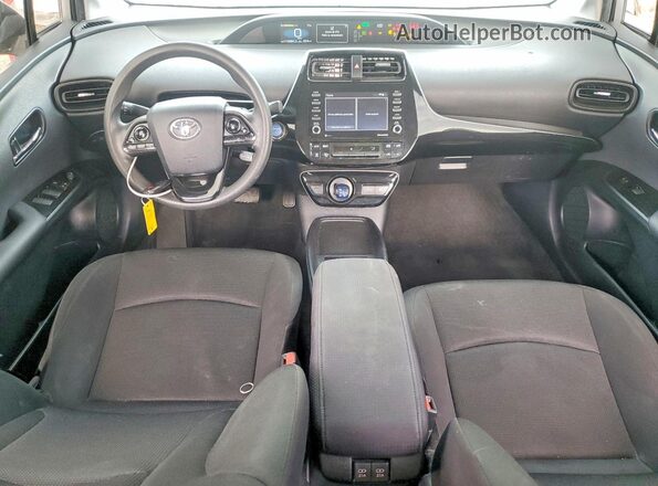 JTDKAMFUXN3160691 2022 TOYOTA PRIUS Silver Widok deski rozdzielczej