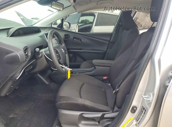 JTDKAMFUXN3160691 2022 TOYOTA PRIUS Silver Widok wnętrza z przodu