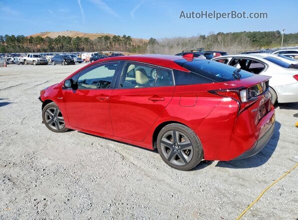 JTDKAMFUXN3173411 2022 TOYOTA PRIUS Red Trasero izquierdo