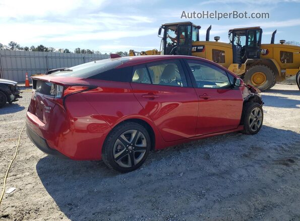 JTDKAMFUXN3173411 2022 TOYOTA PRIUS Red Trasero derecho