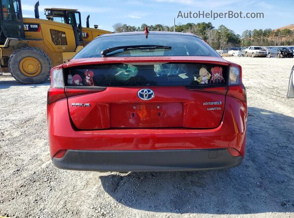 JTDKAMFUXN3173411 2022 TOYOTA PRIUS Red Vista trasera