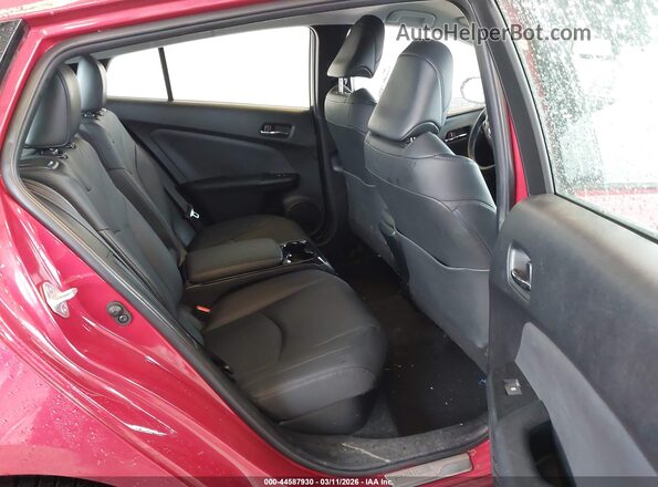 JTDKARFP0J3076977 2018 TOYOTA PRIUS PRIME Красный Вид наклейки с VIN-кодом