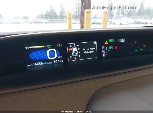JTDKARFP0J3076977 2018 TOYOTA PRIUS PRIME Красный Вид задних сидений