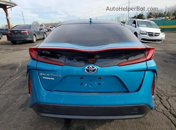 JTDKARFP2H3004527 2017 TOYOTA PRIUS Turquoise Հետևի տեսք