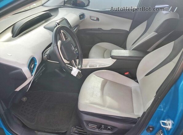 JTDKARFP2H3004527 2017 TOYOTA PRIUS Turquoise Սալոնի դիմացի տեսք