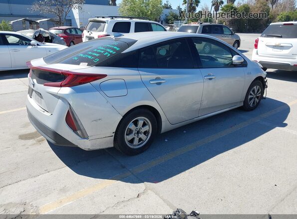 JTDKARFP2J3077595 2018 TOYOTA PRIUS PRIME Silver უკანა მარჯვენა
