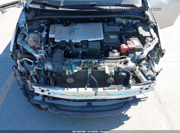 JTDKARFP2J3077595 2018 TOYOTA PRIUS PRIME Silver უკანა ხედი