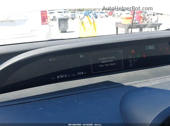 JTDKARFP2J3077595 2018 TOYOTA PRIUS PRIME Silver უკანა სავარძლების ხედი