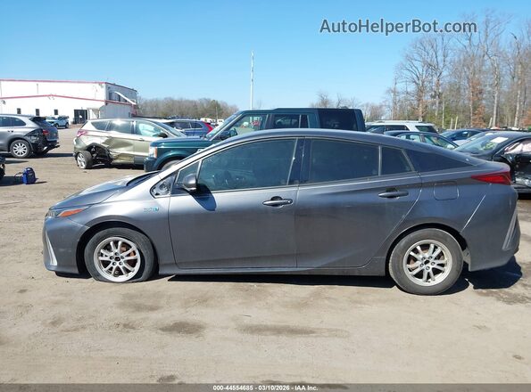 JTDKARFP2K3114324 2019 TOYOTA PRIUS PRIME Gray სალონის 360-გრადუსიანი ხედი