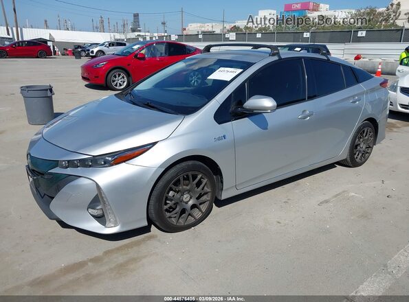 JTDKARFP3H3001278 2017 TOYOTA PRIUS PRIME Silver Vista tres cuartos delantera izquierda