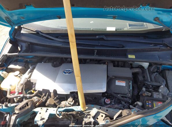 JTDKARFP3H3057804 2017 TOYOTA PRIUS PRIME Blue Vista trasera