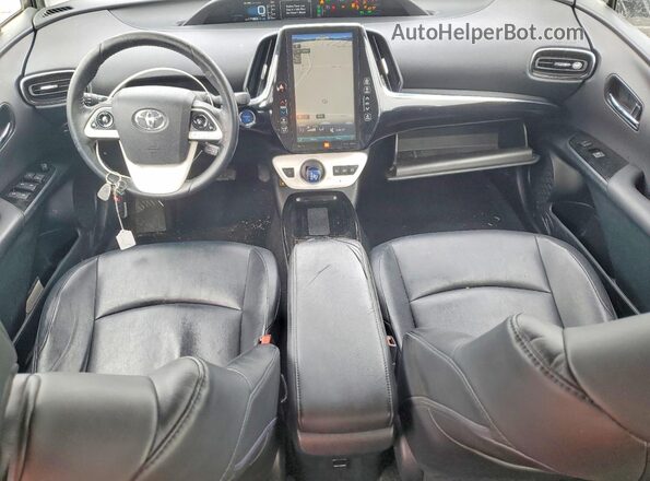 JTDKARFP5J3098005 2018 TOYOTA PRIUS Gray Vista del salpicadero
