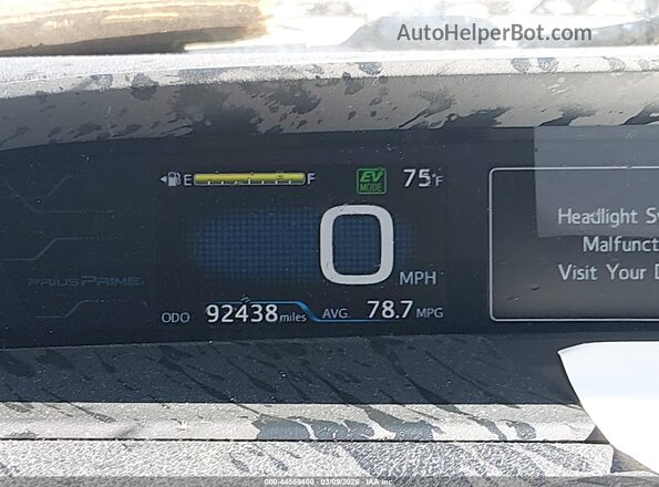 JTDKARFP7J3076944 2018 TOYOTA PRIUS PRIME White 