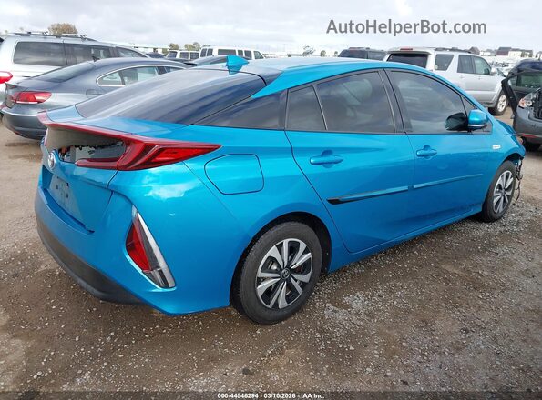 JTDKARFP8J3077441 2018 TOYOTA PRIUS PRIME Teal 