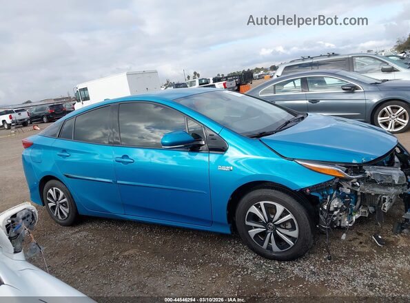 JTDKARFP8J3077441 2018 TOYOTA PRIUS PRIME Teal 