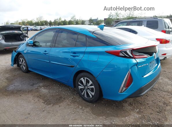 JTDKARFP8J3077441 2018 TOYOTA PRIUS PRIME Teal 