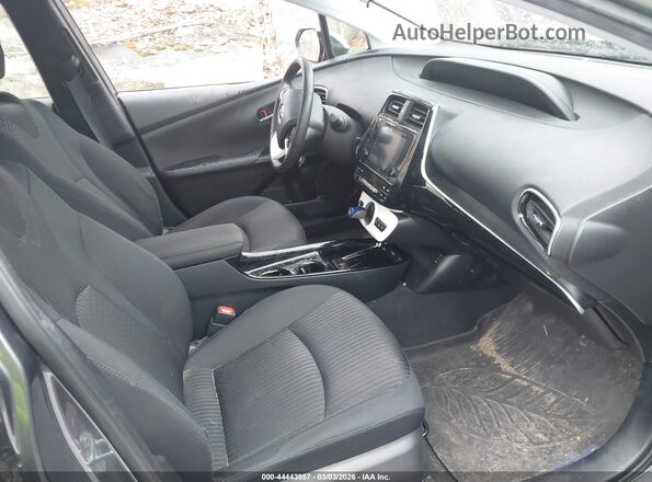JTDKARFP8K3116045 2019 TOYOTA PRIUS PRIME Gray Front interior view