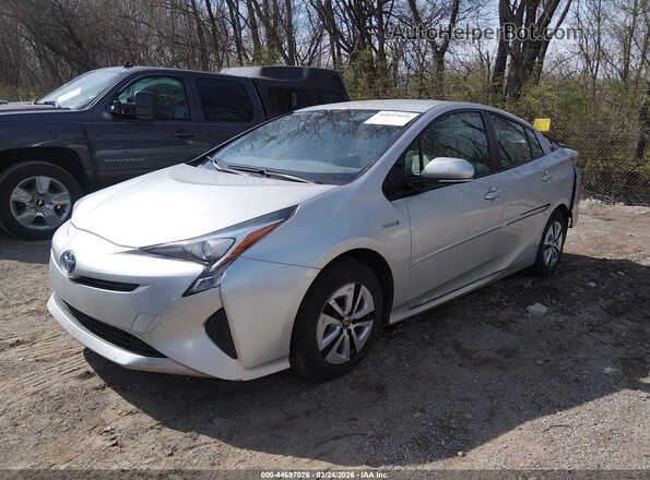 JTDKARFU1G3018570 2016 TOYOTA PRIUS White წინა მარცხენა ხედი სამი მეოთხედიდან