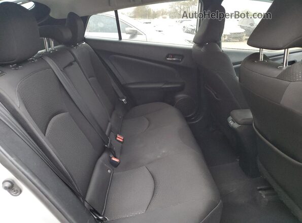 JTDKARFU4L3110458 2020 TOYOTA PRIUS Gray Vista de los asientos traseros