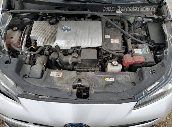JTDKARFU4L3110458 2020 TOYOTA PRIUS Gray Vista interior trasera