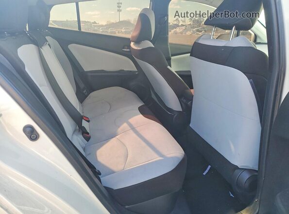 JTDKARFU9K3069999 2019 TOYOTA PRIUS White 