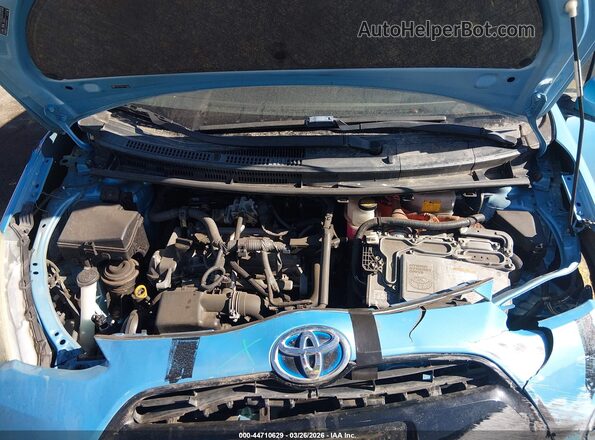 JTDKDTB3XG1136033 2016 TOYOTA PRIUS C Blue უკანა ხედი
