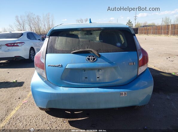 JTDKDTB3XG1136033 2016 TOYOTA PRIUS C Blue 