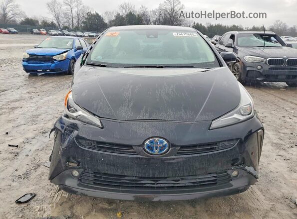 JTDL9RFU2K3012430 2019 TOYOTA PRIUS Black Front view