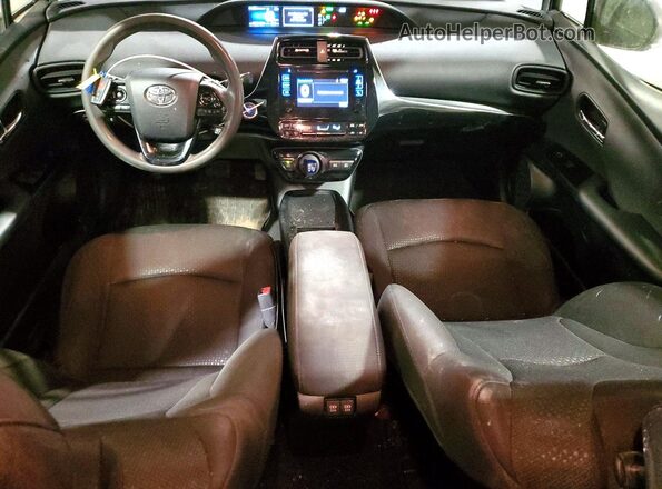 JTDL9RFU8K3011394 2019 TOYOTA PRIUS Black Вид панелі приладів